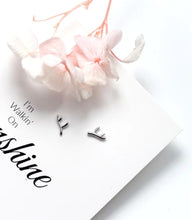 Load image into Gallery viewer, pendientes minimalistas para mujer y niña, joyería de plata de ley 925, aretes de moda