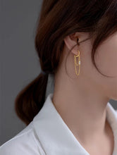 Load image into Gallery viewer, pendientes de aro de Plata de Ley 925 con borlas para mujer