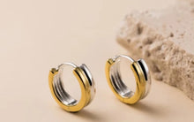 Load image into Gallery viewer, pendientes de aro de plata de ley 2023 auténtica para mujer