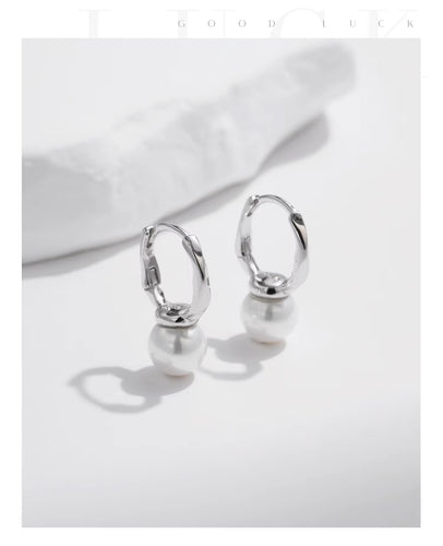 pendientes de aro de Plata de Ley 925 para mujer