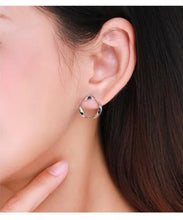 Load image into Gallery viewer, pendientes de plata de ley 925 para mujer