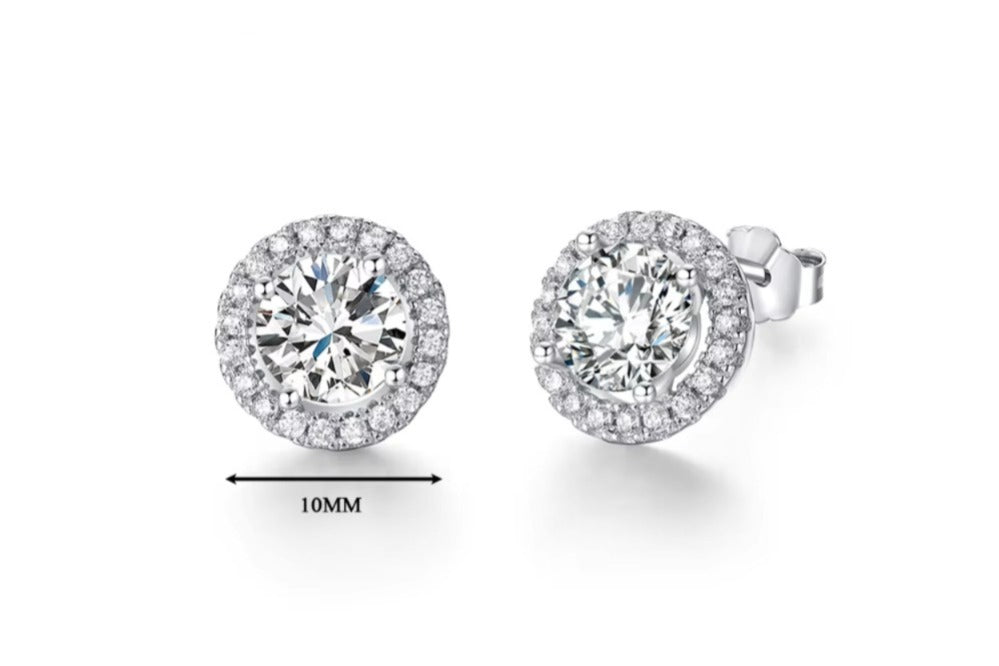 Pendientes De plata De ley 50% para mujer