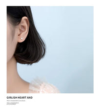 Load image into Gallery viewer, pendientes de plata de ley 100% antialérgicos para mujer