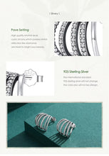 Cargar imagen en el visor de la galería, pendientes de tuerca geométricos delicados para mujer