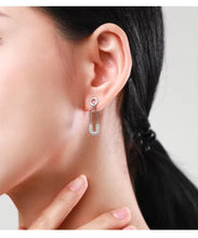 Load image into Gallery viewer, pendientes de plata de ley 925 para mujer y niña