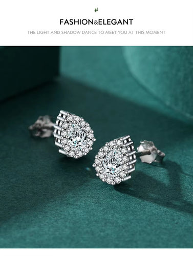 pendientes de plata de ley 925 auténtica para mujer