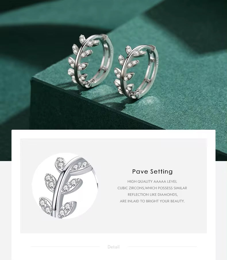 pendientes de Aro para mujer, Plata de Ley 100% 925