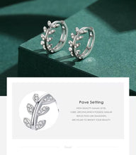 Load image into Gallery viewer, pendientes de Aro para mujer, Plata de Ley 100% 925