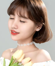 Load image into Gallery viewer, pendientes de plata de ley 100% 925 para mujer y niña