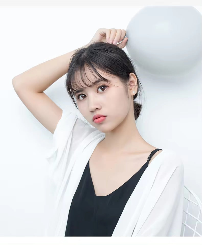 pendientes de plata de ley 925 con forma de Helios para mujer