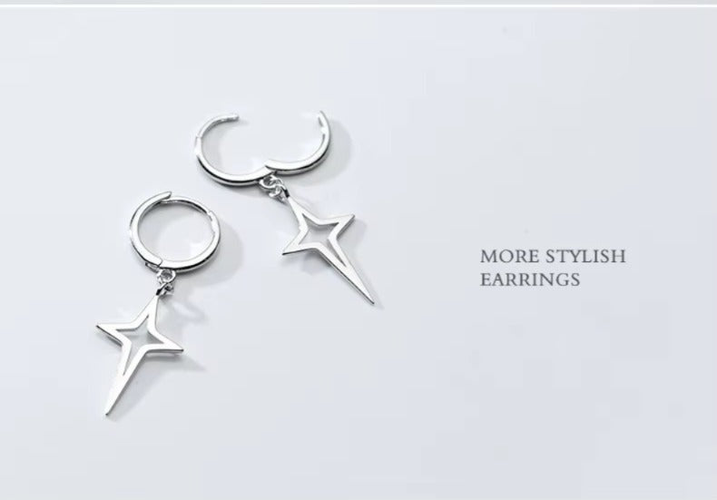 pendientes de plata esterlina 925 auténtica para mujer