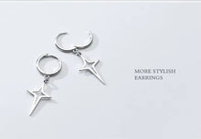 Load image into Gallery viewer, pendientes de plata esterlina 925 auténtica para mujer