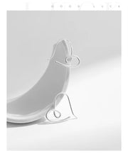 Load image into Gallery viewer, pendientes de aro de Plata de Ley 925 con forma de corazón