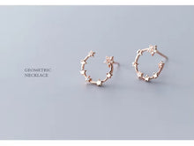 Load image into Gallery viewer, pendientes de plata esterlina 100% 925 para mujer
