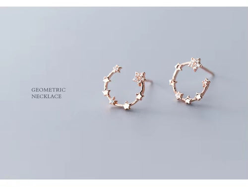 pendientes de plata esterlina 100% 925 para mujer