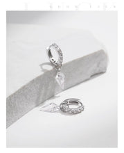 Load image into Gallery viewer, pendientes de aro de plata esterlina 925 para mujer