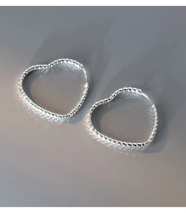 pendientes de aro de Plata de Ley 925 auténtica para mujer