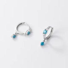 Load image into Gallery viewer, pendientes colgantes de plata de ley 925 para mujer