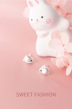 Load image into Gallery viewer, pendientes de plata de ley 925 con forma de ratón para mujer