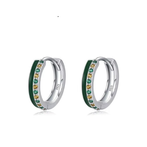 pendientes de plata de ley 925 auténtica para mujer