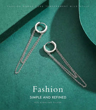 Load image into Gallery viewer, pendientes de plata de primera ley y circón para mujer