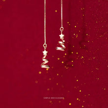 Cargar imagen en el visor de la galería, pendientes largos de plata esterlina 925 para mujer, joyería fina Original