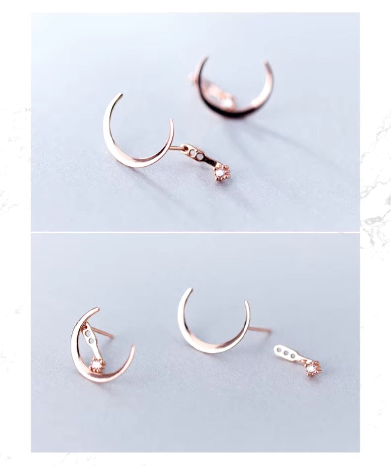 lujo Luna joyería de plata para mujeres