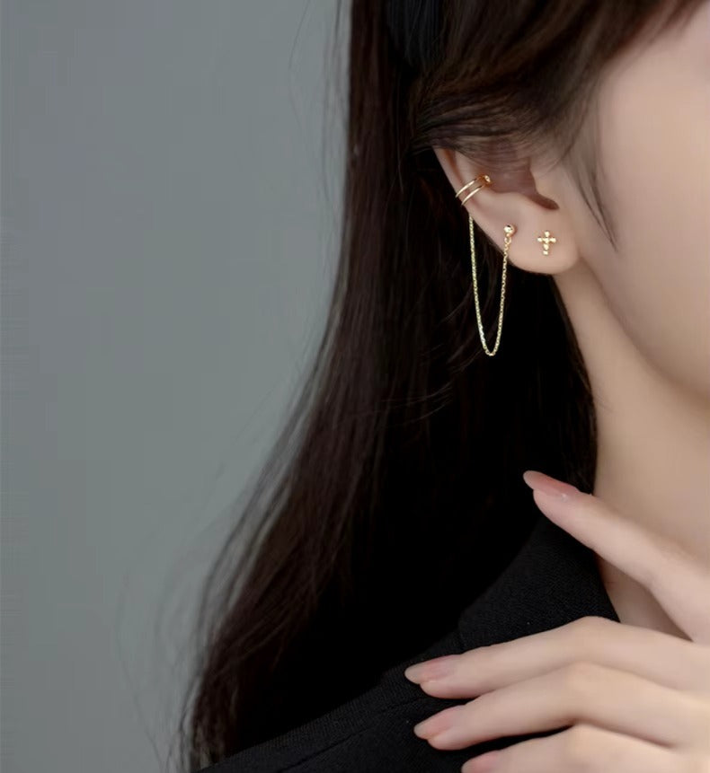 pendientes de plata de ley 925 con borlas largas para mujer y niña, aretes con pasador