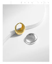 Load image into Gallery viewer, pendientes de aro de Plata de Ley 925 p