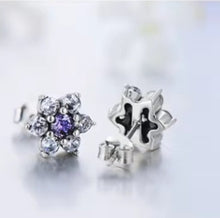 Load image into Gallery viewer, pendientes de plata esterlina 100% 925 para mujer