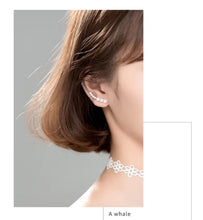 Load image into Gallery viewer, pendientes de plata de ley 100% 925 para mujer y niña