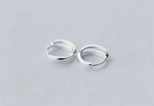pendientes de aro de Plata de Ley 925 para mujer