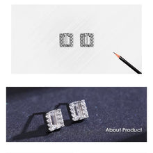 Load image into Gallery viewer, pendientes de plata de ley 925 para mujer, aretes geométricos Vintage