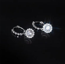 Load image into Gallery viewer, pendientes de plata de ley 925 con Circonia cúbica