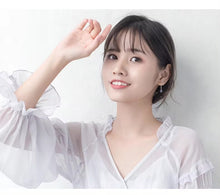 Cargar imagen en el visor de la galería, Venta caliente moda Swing azul estrellas de cristal pendientes de gota 925 Plata de ley