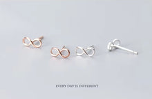 Load image into Gallery viewer, pendientes de plata de ley 925 para mujer, aretes con forma de rama de circón