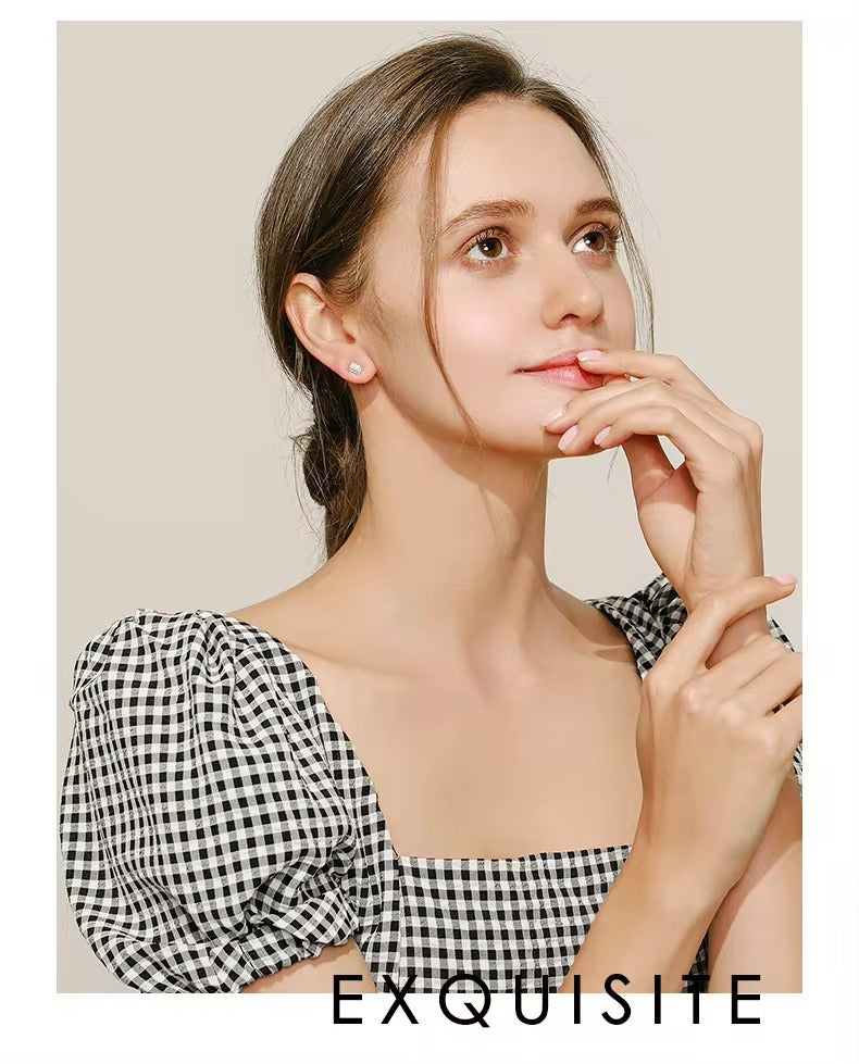 pendientes de plata de primera ley y ópalo para mujer