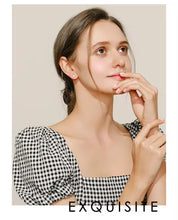 Load image into Gallery viewer, pendientes de plata de primera ley y ópalo para mujer