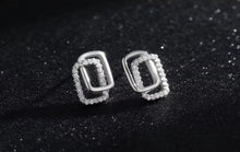 Load image into Gallery viewer, pendientes de plata de ley 925 auténtica para mujer y niña, joyería fina antialérgica