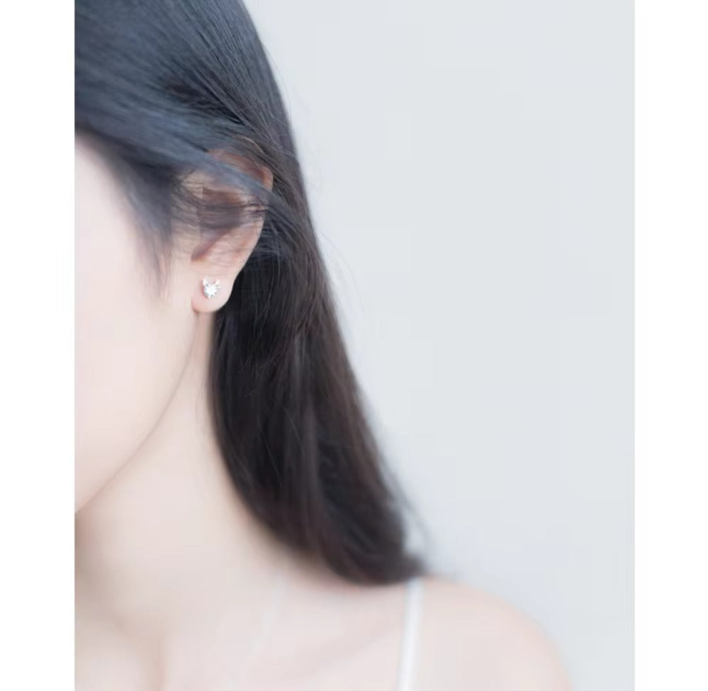 pendientes de tuerca de ciervo Milu para mujer