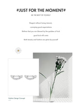 Load image into Gallery viewer, pendientes de aro de Plata de Ley 925 para mujer y niña, aretes redondos y deslumbrantes de circonita transparente