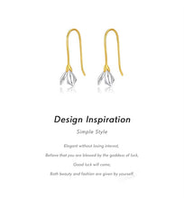 Load image into Gallery viewer, pendientes colgantes de plata de ley 925 para mujer