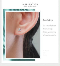 Cargar imagen en el visor de la galería, pendientes de tuerca pequeños para mujer