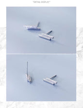 Cargar imagen en el visor de la galería, pendientes minimalistas de circón para mujer, joyería pequeña de verano