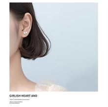 Load image into Gallery viewer, pendientes de plata de ley 925 con lazo, joyería fina de lujo para mujeres