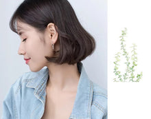 Cargar imagen en el visor de la galería, pendientes de tuerca de semicírculo de cono de columpio Punk Rock para mujer