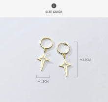 Load image into Gallery viewer, pendientes de plata esterlina 925 auténtica para mujer