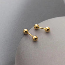 Load image into Gallery viewer, pendientes de plata de ley 925 con forma de tornillo para mujer