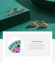 Load image into Gallery viewer, pendientes de plata esterlina 2021 para mujer y niña