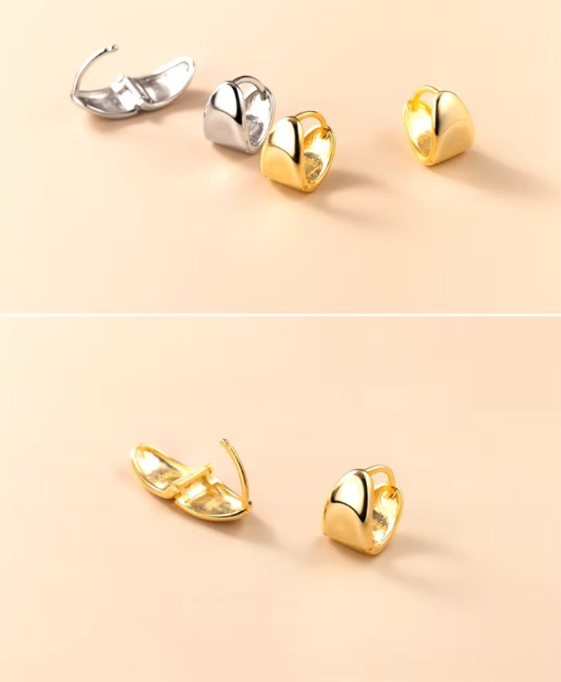 pendientes de Aro para mujer, de Plata Irregular de ley 2021 auténtica